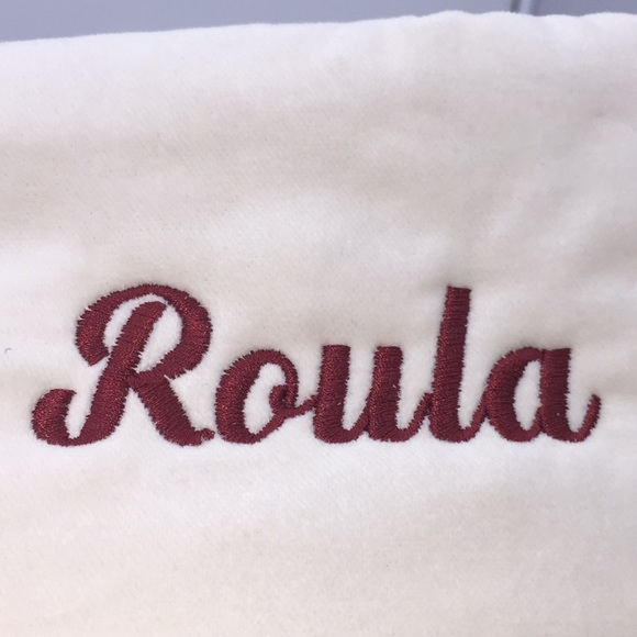 Pottery Barn Velvet Christmas Stocking “Roula” - Picture 9 of 10